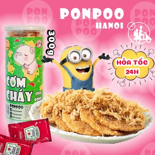 Cơm cháy chà bông 300g đồ ăn vặt ponpoo giòn đậm vị