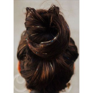 Dây kim tuyến lấp lánh nối tóc (1 tép tầm 100 sợi light)