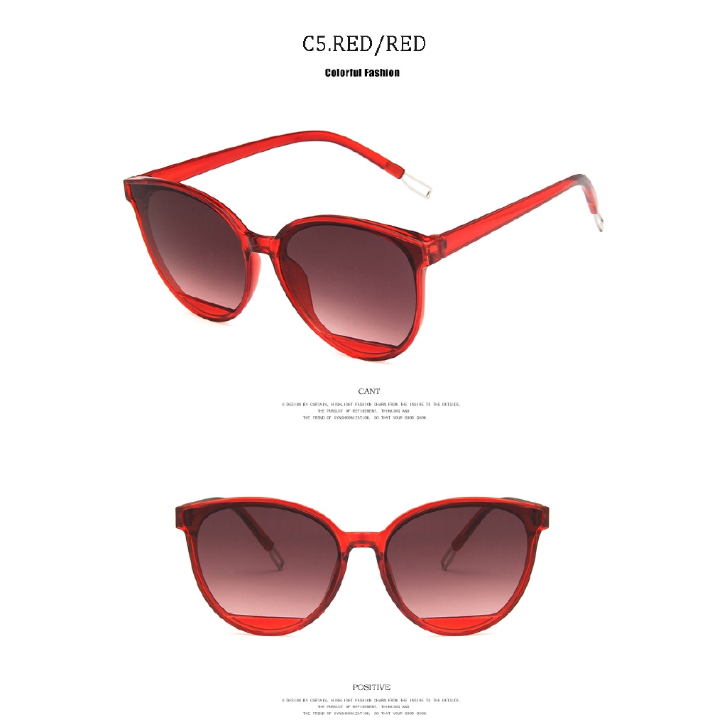 Kính Mát Mắt Mèo Oversize Chống Tia Uv400 Phong Cách Cổ Điển Dành Cho Nam Và Nữ