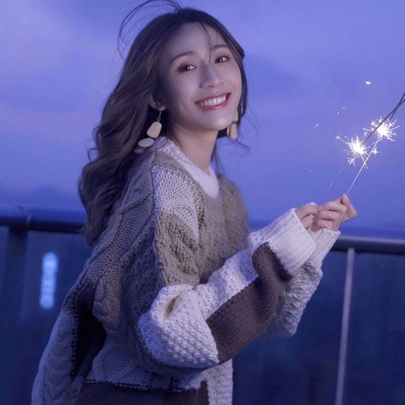 Áo len tay dài dáng rộng thời trang dành cho nữ