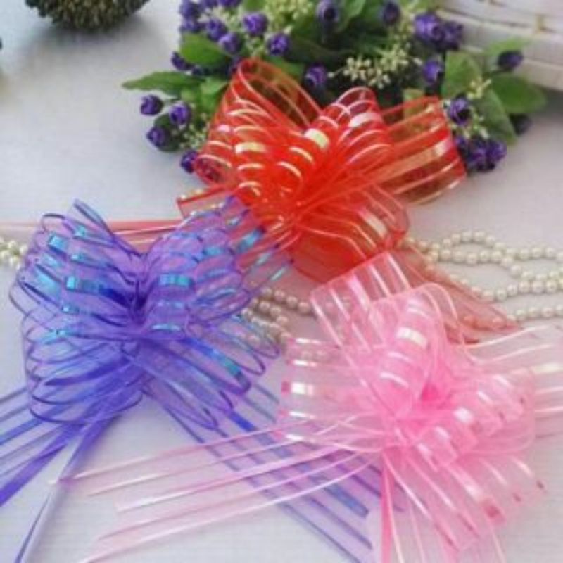 NƠ RÚT LỚN size 5cm trang trí quà tặng, tiệc tùng lễ hội