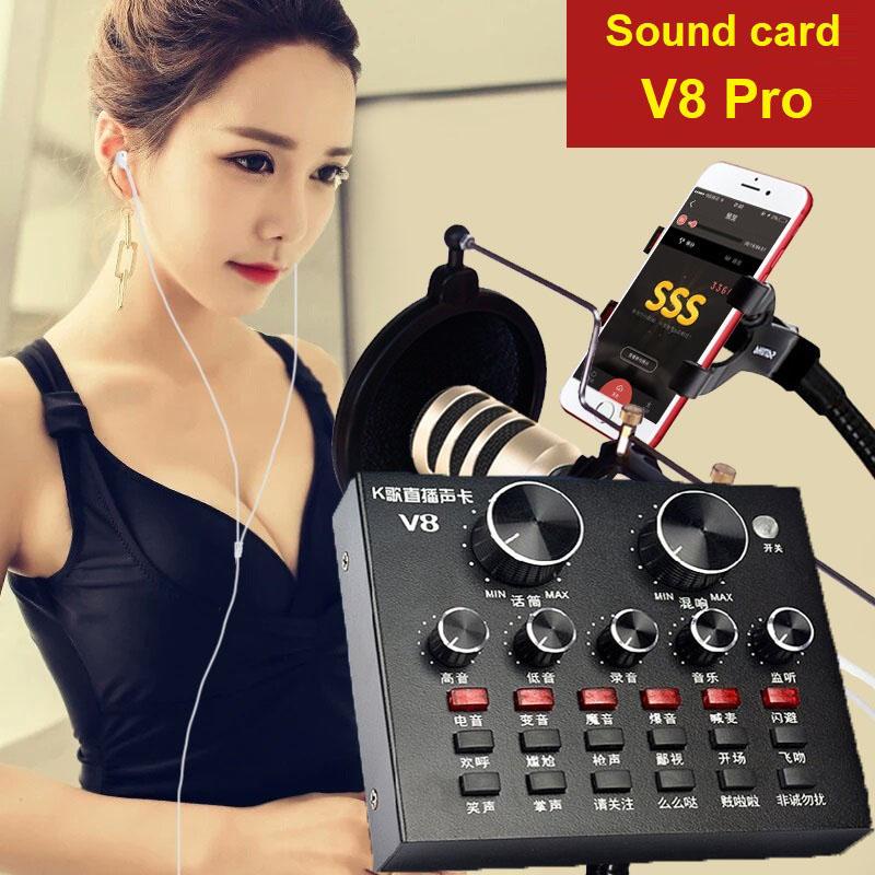 Sound card thu âm V8 có AutoTone Chất Lượng Cao