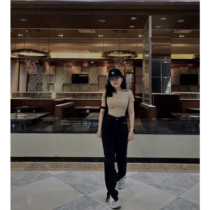 [Pass] Bodysuit chữ thêu Baby viền ngực