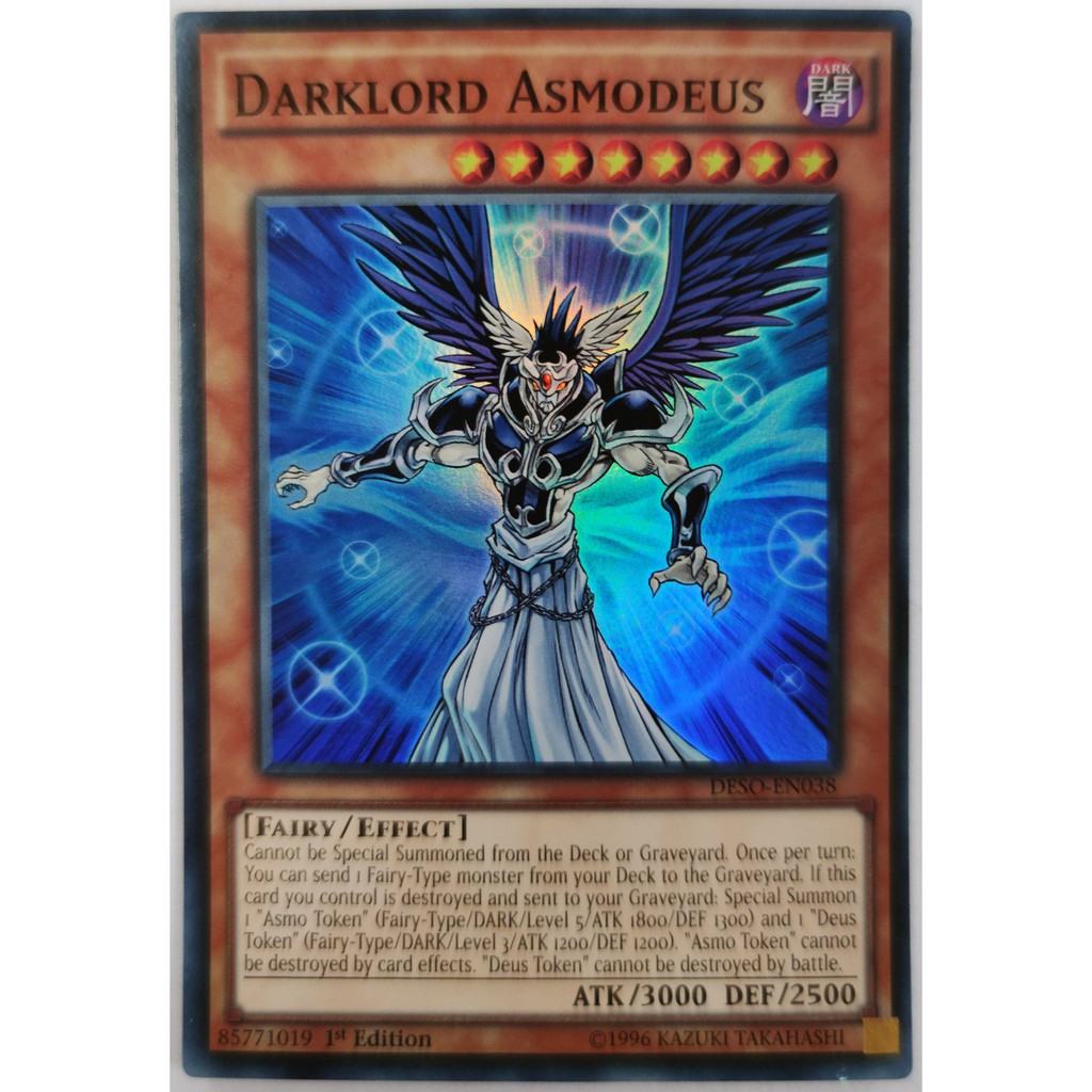 [Thẻ Yugioh] Darklord Asmodeus |EN+JP| Super Rare / Common (GX)