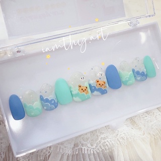 Nailbox - gấu và mây