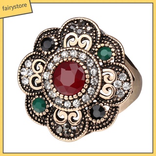 Nhẫn đính đá phong cách vintage dành cho nữ