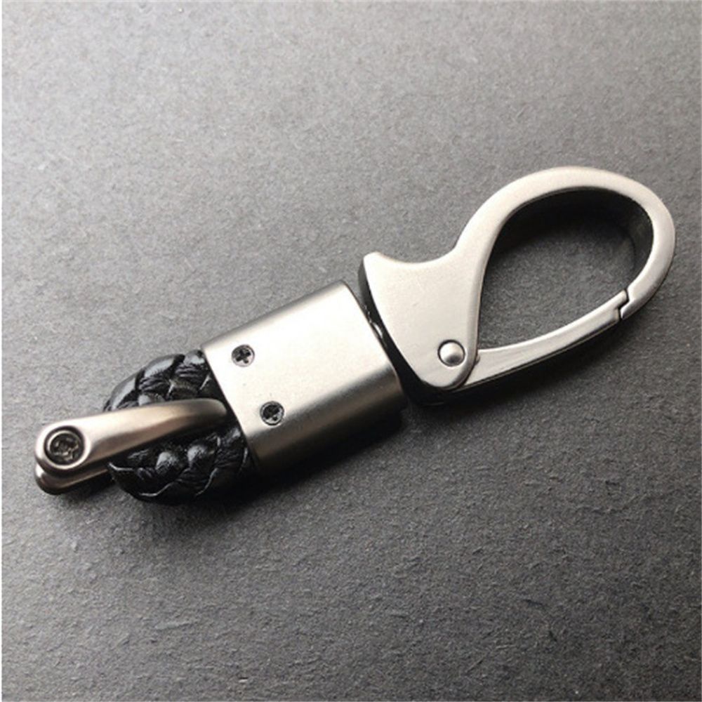 Móc chìa khóa xe hơi bện dây sáng tạo thời trang chất lượng cao