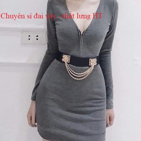 Đai váy nịt lưng H xích 4cm