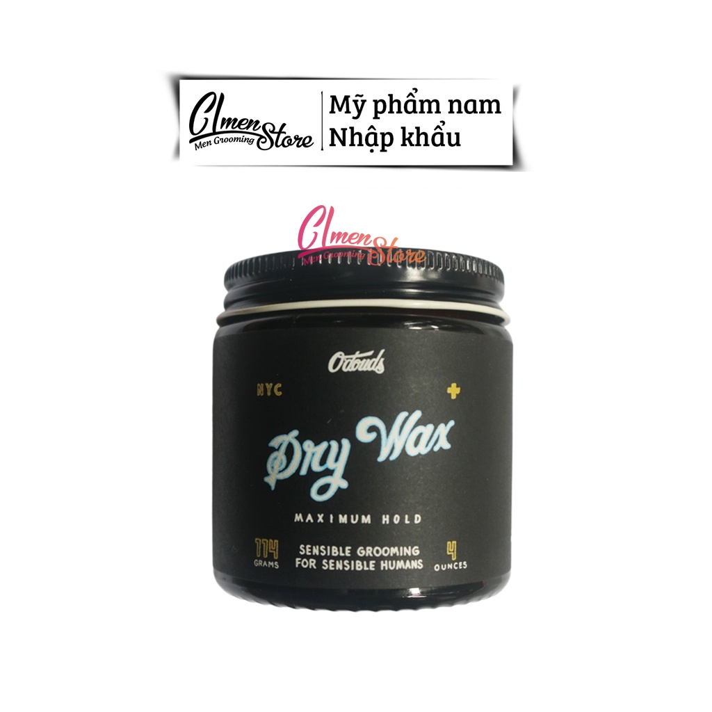 Sáp vuốt tóc O'douds Dry Wax 114g - Chính hãng USA [Version mới 2021 chữ xanh]