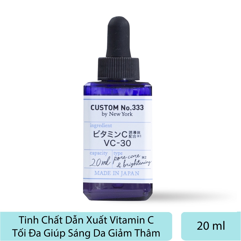 Tinh Chất Custom No.333 By New York Dẫn Xuất Vitamin C Tối Đa VC30 20ml