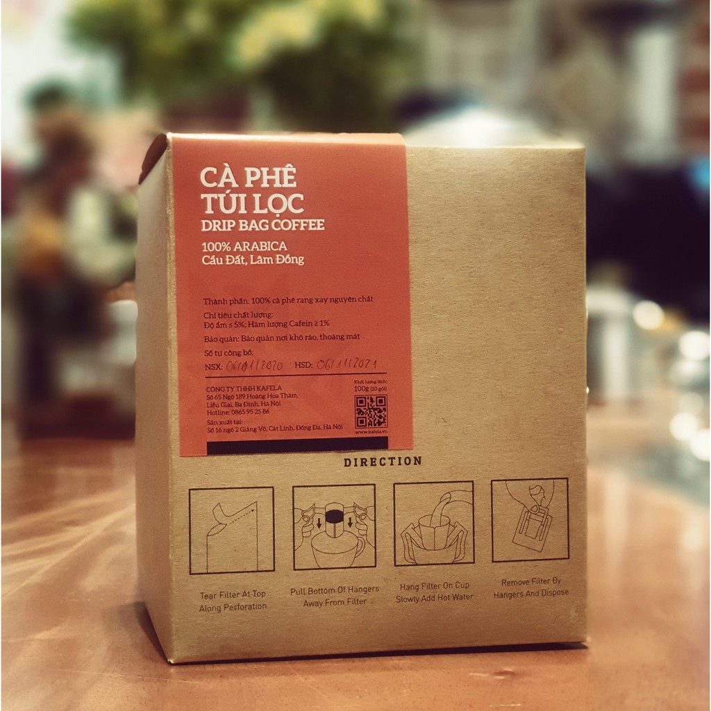 [100% Arabica] - Cà phê phin giấy túi lọc Kafela Drip Coffee | BigBuy360 - bigbuy360.vn