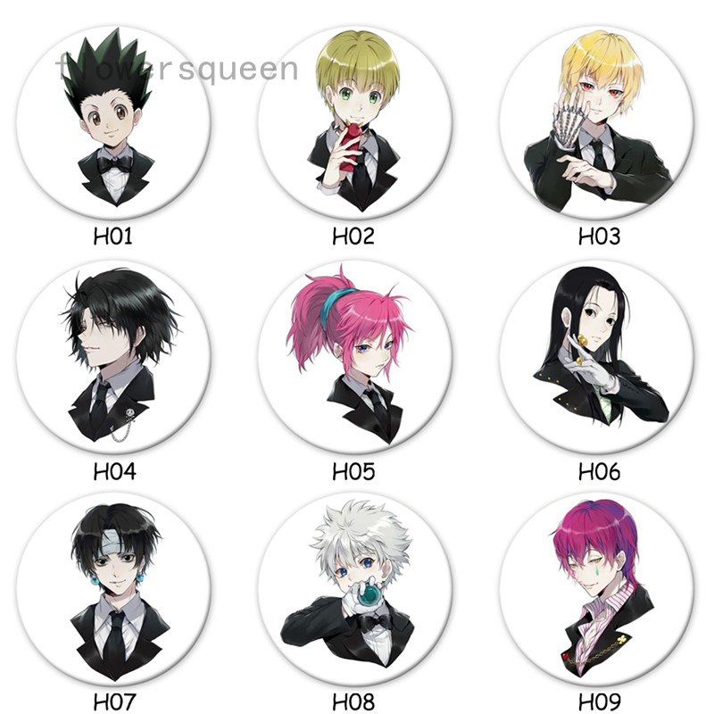 Hot Japan Anime Hunter X Hunter Pins Cosplay Brooches Cartoon Pins