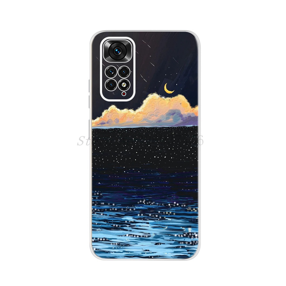 Ốp Điện Thoại Silicon Mềm Hình Hành Tinh Cho Xiaomi Redmi 11 / Redmi Note 11s / Redmi Note 11T 5G / Redmi Note 11 Pro 5G