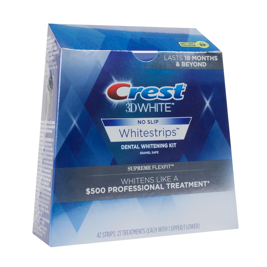 Miếng dán trắng răng Crest 3D Whitestrips