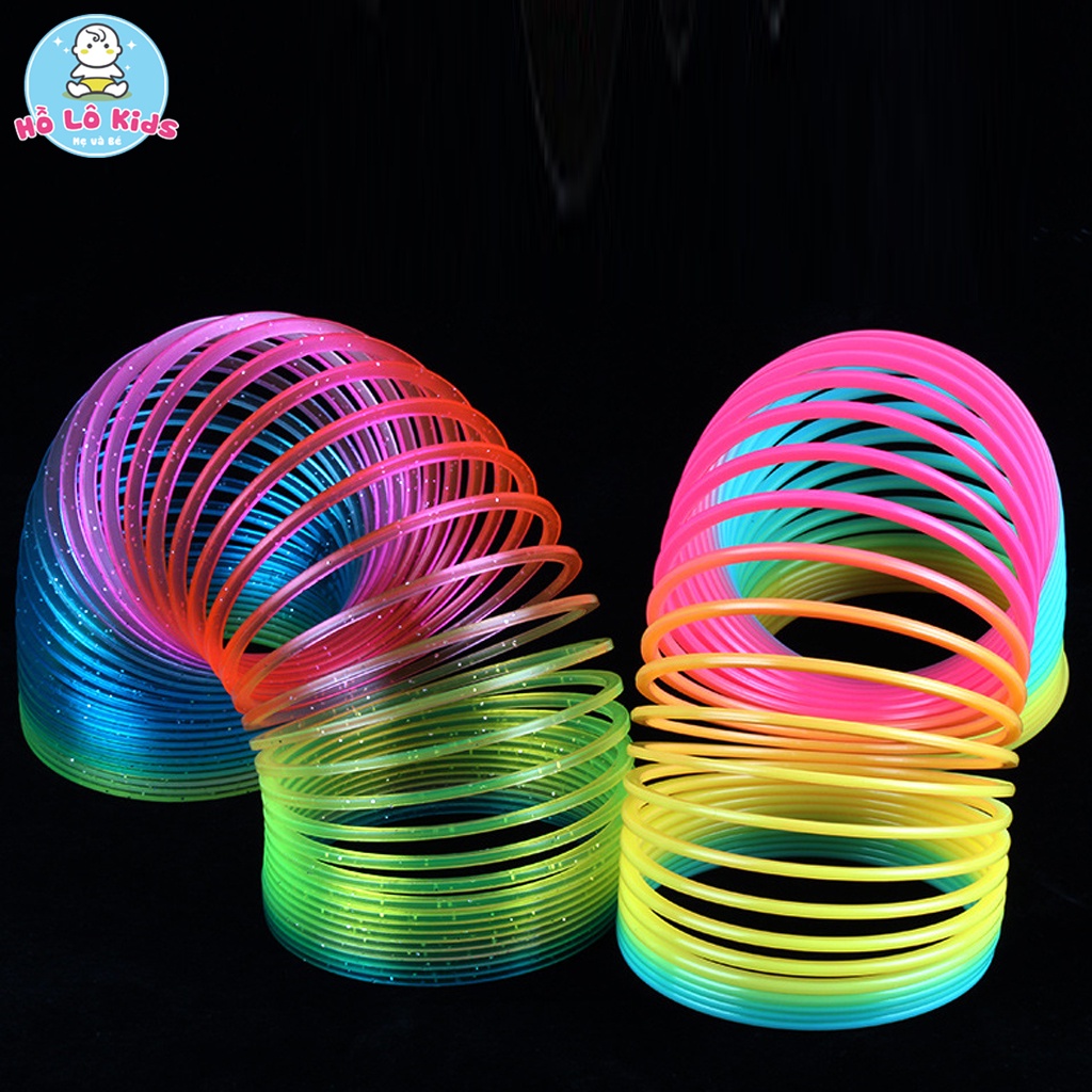 Lò xo cầu vồng trò chơi ma thuật cho bé sáng tạo giảm căng thẳng Hồ Lô Kids