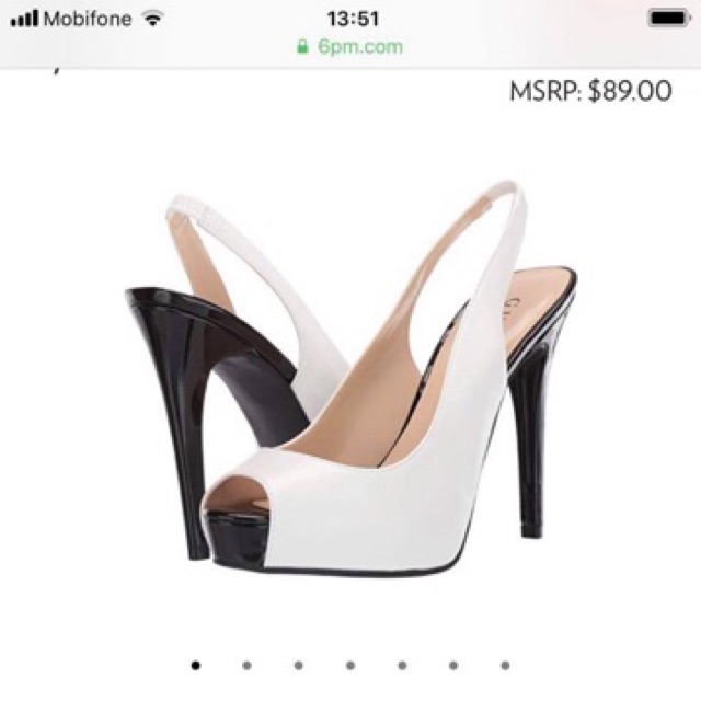 Giày hiệu Ninewest xuất khẩu size 36 chuẩn