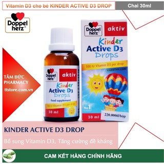 Doppel herz - kinder active d3 drops - ảnh sản phẩm 2