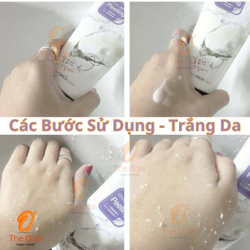 Tẩy Tế Bào Chết Da Dạng Kem, Dưỡng Trắng, Tái Tạo Da - The Face Shop Smart Peeling White Jewel 120ml