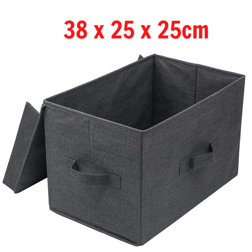 hộp tủ vải đựng đồ đa năng quần áo, đựng đồ lót, đồ chơi, phụ kiện điện tử sang trọng, thanh lịch - Hãng miDoctor