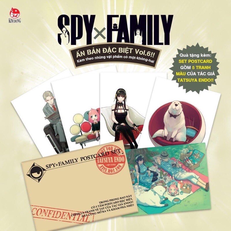 [Nguyên seal] [Bản Đặc Biệt] Postcard Spy X Family - Tập 6