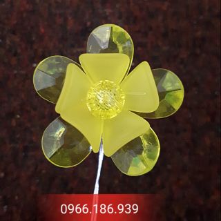 Combo nguyên liệu hoa mai pha lê mẫu bông 3