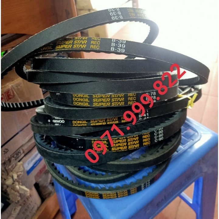 Dây curoa County, Samco, Universe, Thaco Tb79 Tb82 Tb85 Tb95 Tb120, Mobihome, Giường nằm, Tracomeco, Weichai, Space