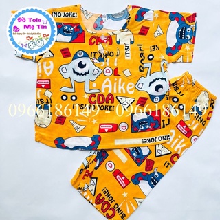Size 3 Bộ tole tay ngắn quần dài bé trai