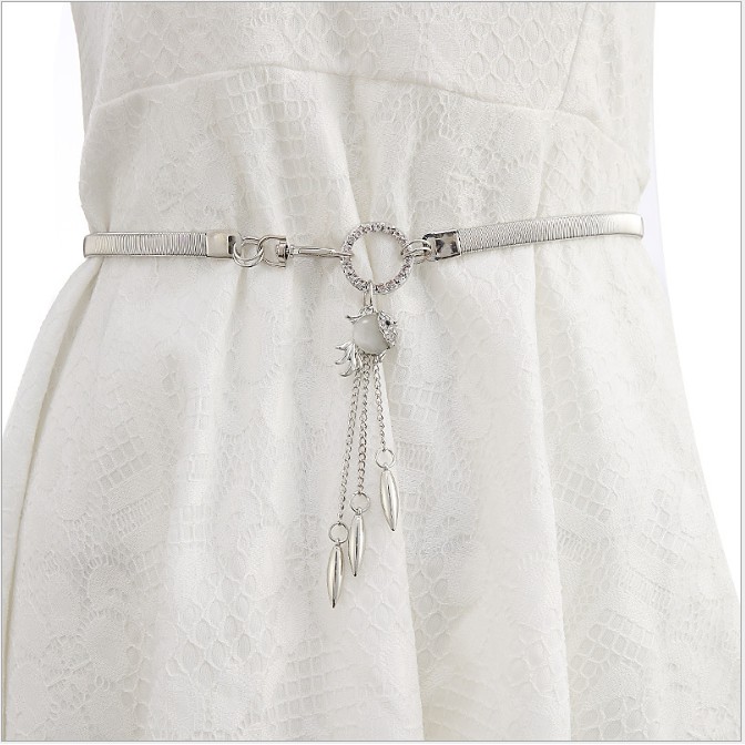 Thắt lưng nữ - đai váy hợp kim mix CÁ XINH