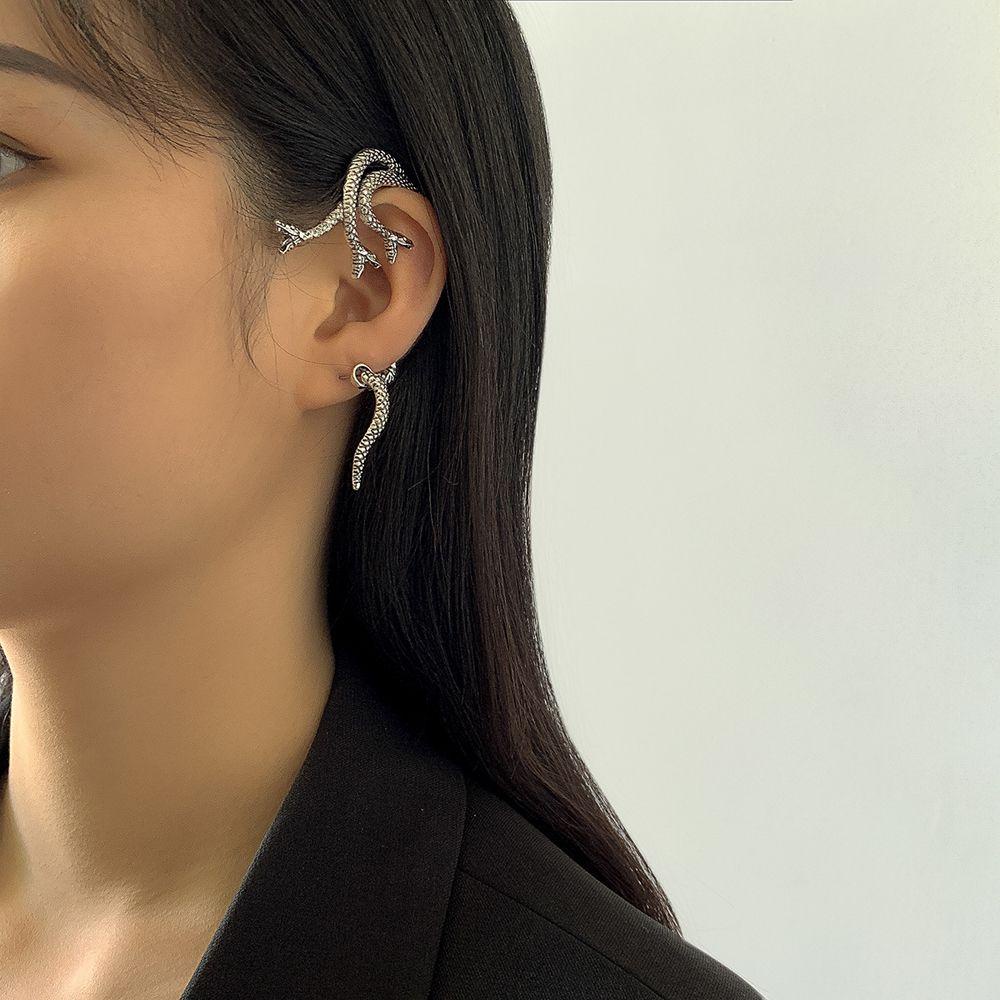 EXPEN Khuyên Tai Hợp Kim Thiết Kế Đơn Giản Thời Trang Cho Nam Nữ