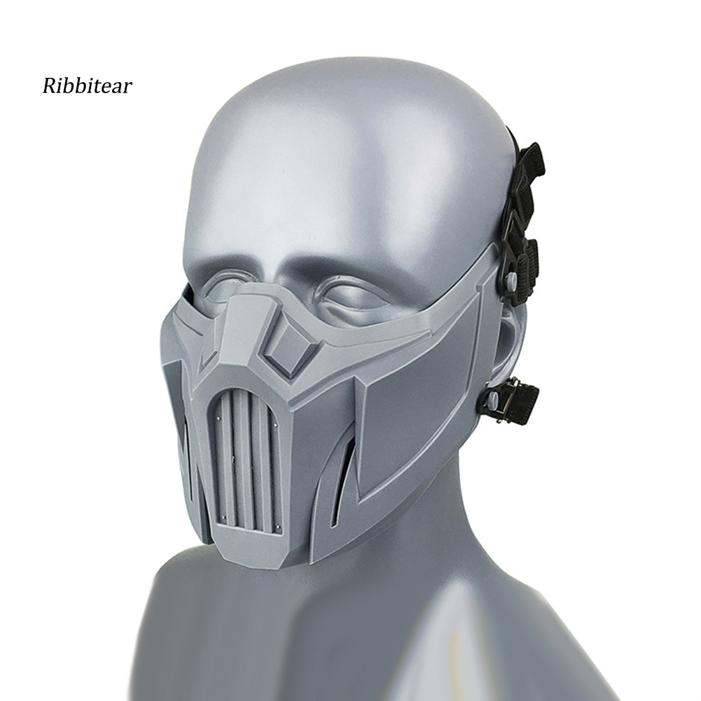 【RBRT】Outdoor Tactical Hunting Airsoft Breathable Half Face Mask Protective Cover