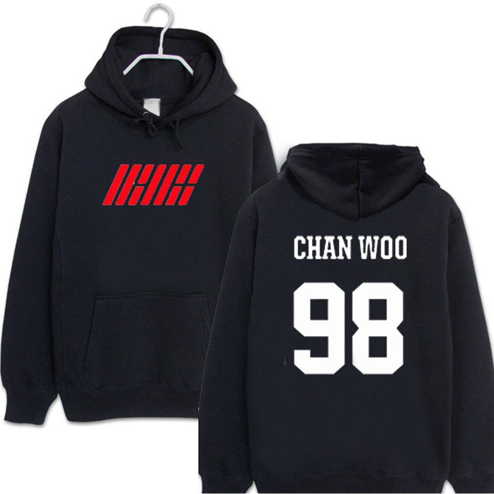 Áo Hoodie In Hình Nhóm Nhạc Ikon Thời Trang Unisex