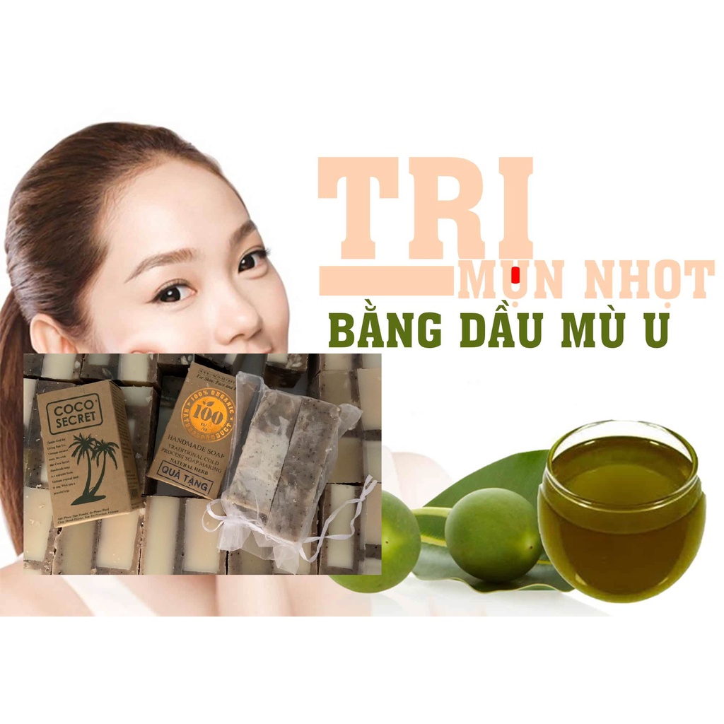 Xà phòng Glycerine Mù U Tẩy tế báo chết dưỡng ẩm sản xuất theo phương pháp nguội