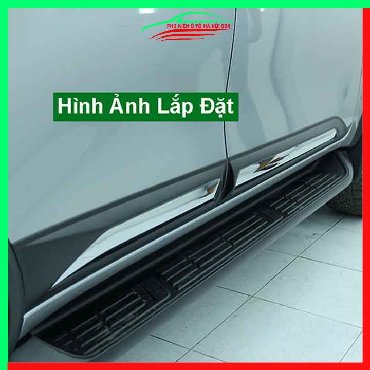 Bậc bệ lên xuống Fortuner 2017-2021 bệ dẫm, bệ bước chân chuẩn theo xe