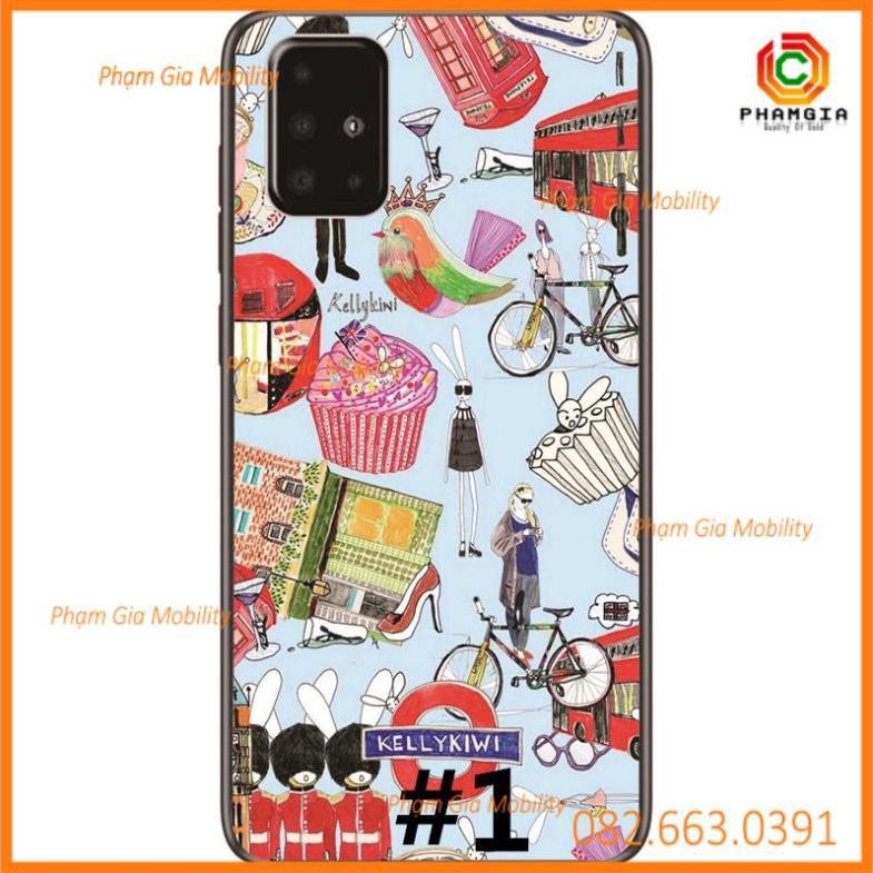 Ốp lưng hình dễ thương Galaxy A91/A81/A71/A51/A21/A01 / Note 10 Lite/S10 Lite