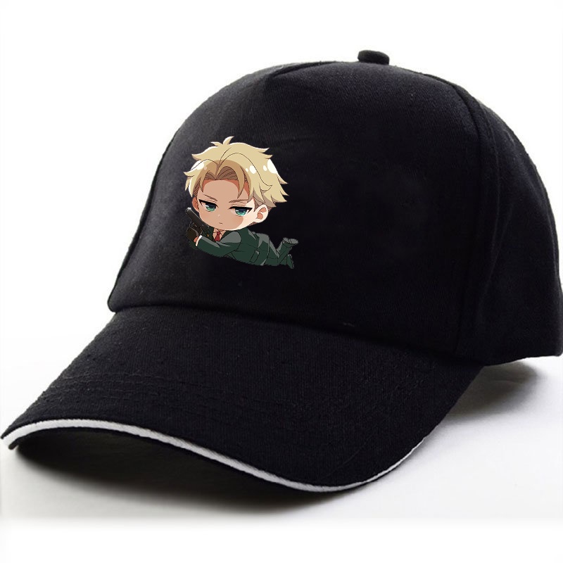 Mũ lưỡi trai in hình nhân vật SPY x Family ver nằm gia đình điệp viên anime chibi xinh xắn thời trang cá tính
