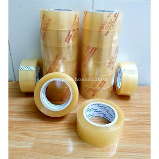Cây 6 cuộn băng keo trong dán thùng 200yard - loại 2kg