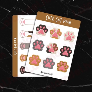 Tấm sticker chân mèo đáng yêu - STS005 (Ảnh thật tự chụp)