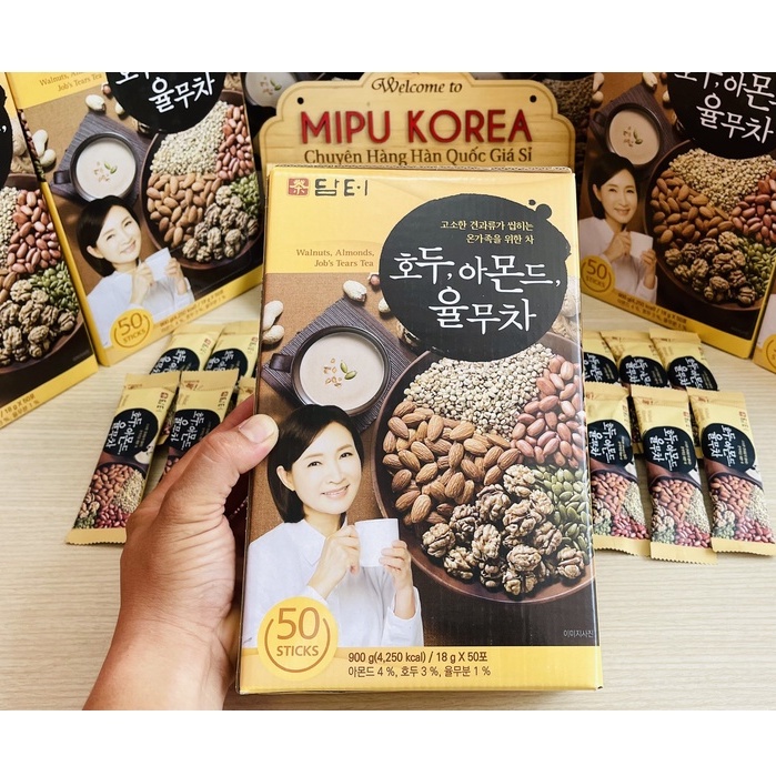 Bột Ngũ Cốc Hàn Quốc DAMTUH hộp 50 gói x 900g