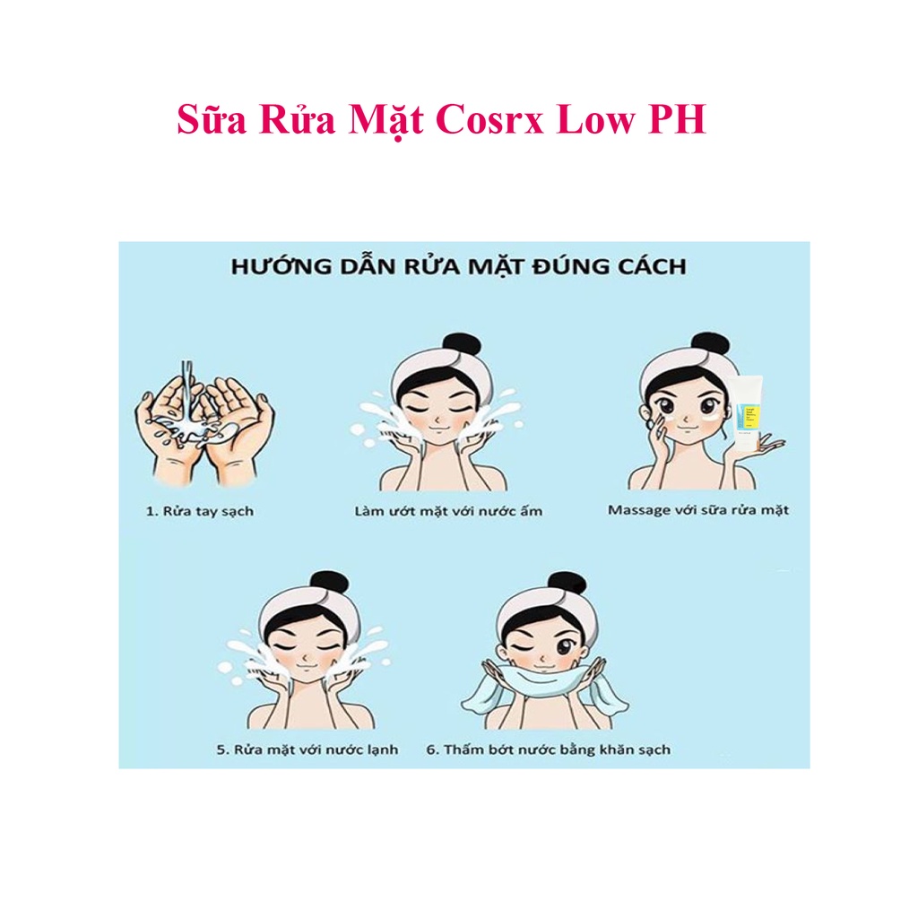 Sữa Rửa Mặt Cosrx, Làm Sạch Da Se Khít Lỗ Chân Lông Sâu Bên Trong - Cosrx Low pH Good Morning Gel Cleanser