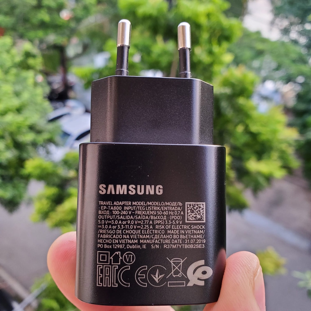 Bộ Sạc Nhanh SamSung 25W Chân Type C cho Note 10 Note 20 A71, A70, A80, A90, S20, S20+, S2- Bảo hành 12 tháng