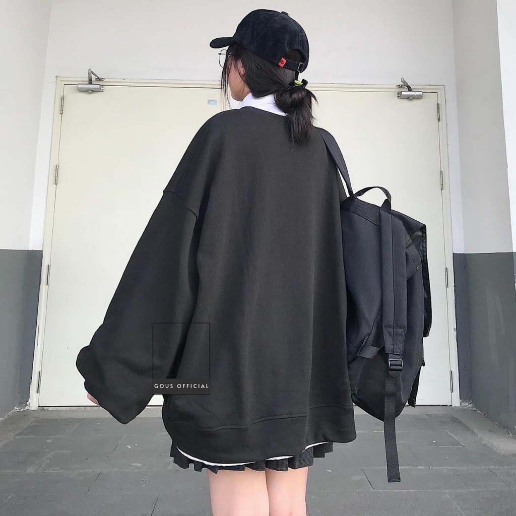 Áo Sweater nữ Form rộng dài tay COGINN - in hình cô gái cá tính -1760 ( Gous Official ) | BigBuy360 - bigbuy360.vn