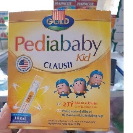 Men tiêu hoá Pediababy kid cân bằng vi khuẩn đường ruột, giúp hấp thụ và tiêu hóa tốt hơn, bổ sung vi khuẩn có lợi