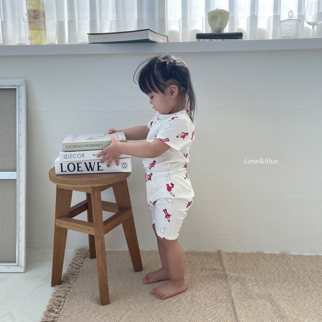 Lime&Blue Bộ đồ Animal cho bé trai , bé gái