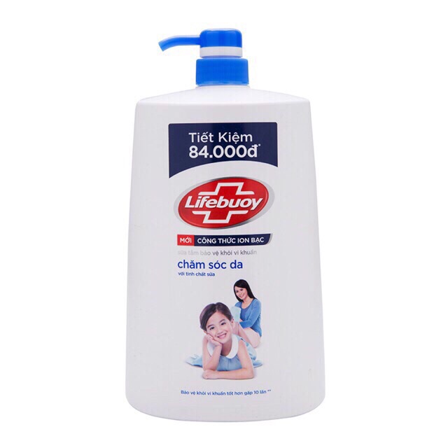 Sữa tắm lifebuoy 1,1kg ( có sẵn 2 màu )