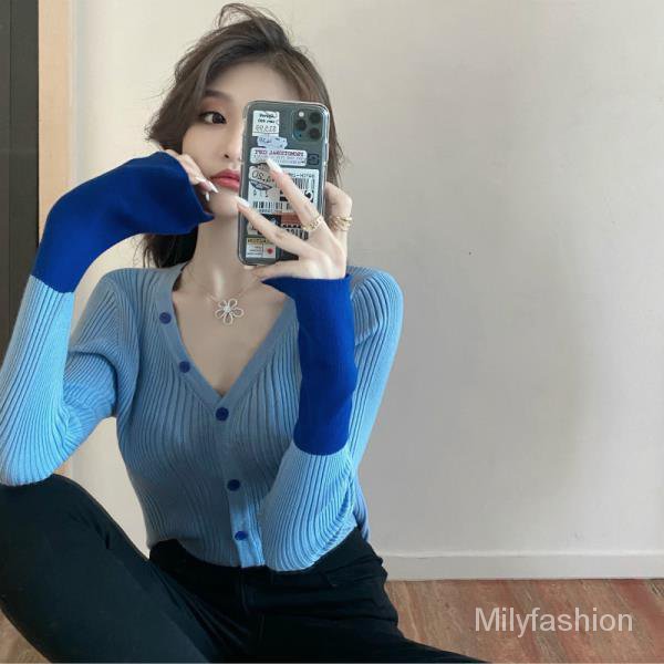 💕Milyfashion Ladies Knit Long Sleeve Top