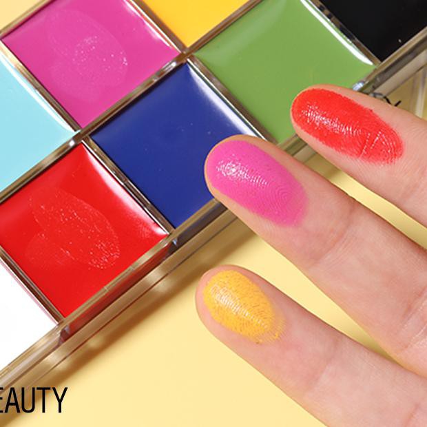 (hàng Mới Về) Bảng Màu Vẽ Cơ Thể 12 Màu Sắc Trang Điểm Dự Tiệc | BigBuy360 - bigbuy360.vn