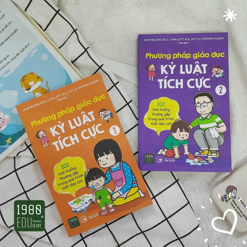 Sách - Combo Phương Pháp Giáo Dục Kỷ Luật Tích Cực tập 1, Phương Pháp Giáo Dục Kỷ Luật Tích Cực tập 2