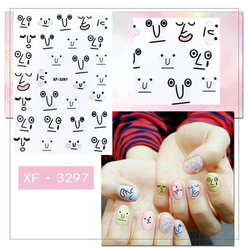 sticker dán móng tay nail mẫu mới