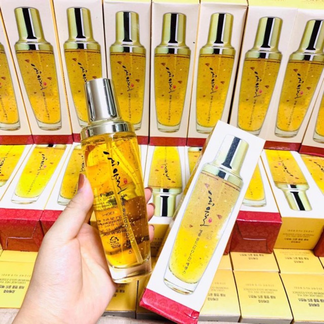 Tinh chất dưỡng da 24k Lebelage Heeyul Premium Gold Essence Serum 130ml Hàn Quốc