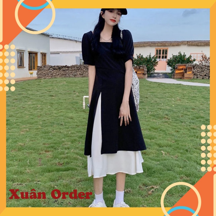 (Order 7-12 ngày, bigsize S-3XL) Váy Hai Mảnh Mùa Xuân Và Mùa Hè